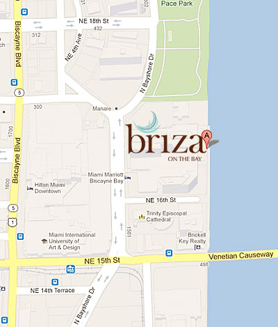 briza on the bay map